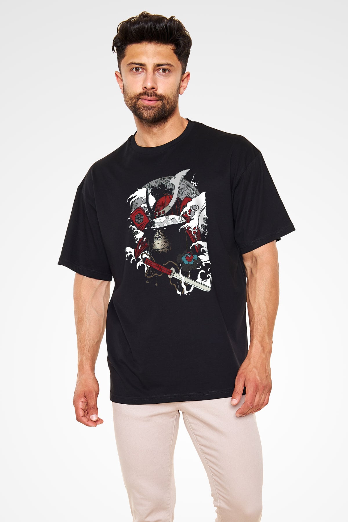 Goril Siyah Unisex Tişört T-Shirt - TişörtFabrikası