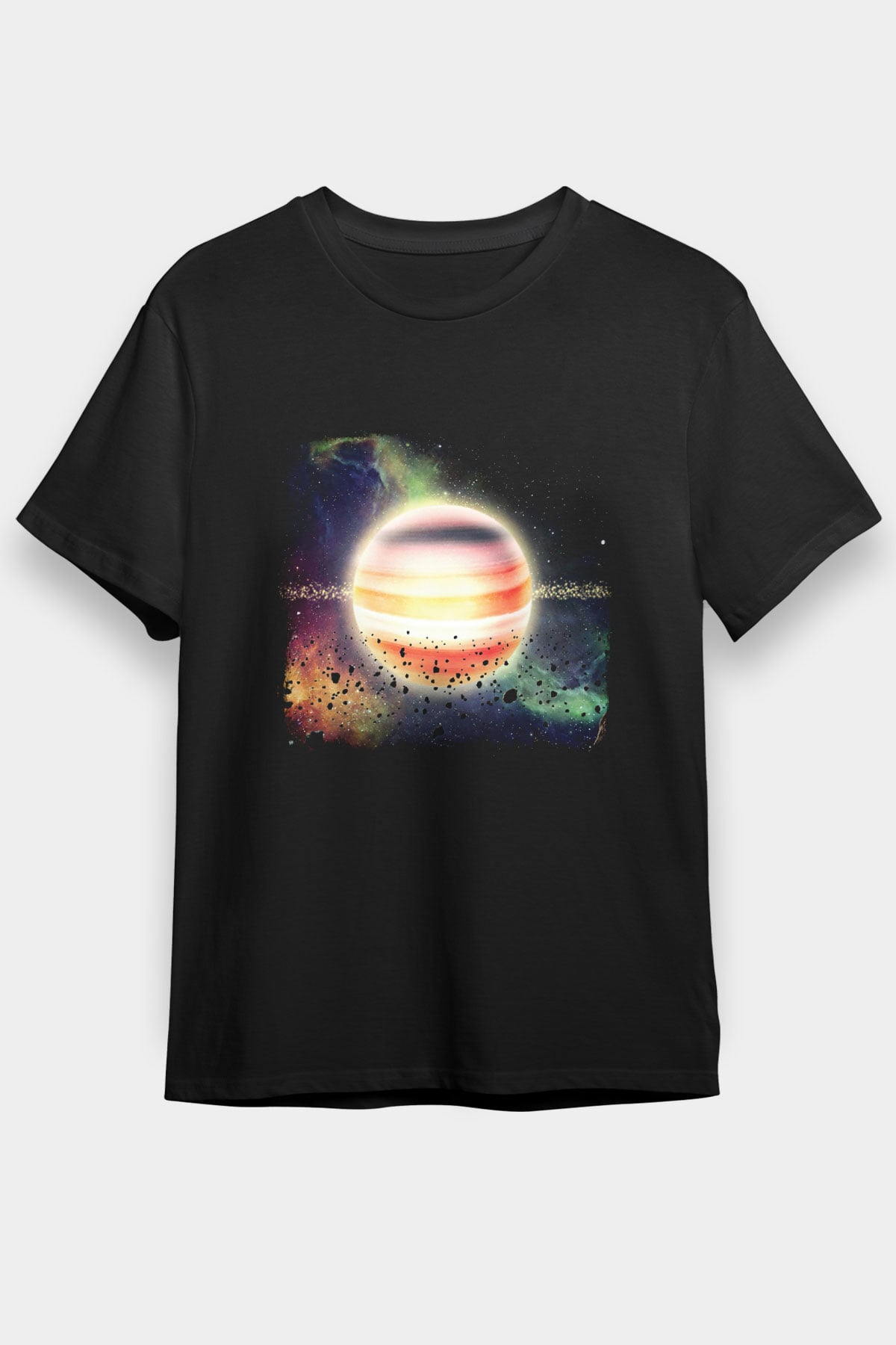 Gorillaz Baskılı Unisex Siyah Tişört