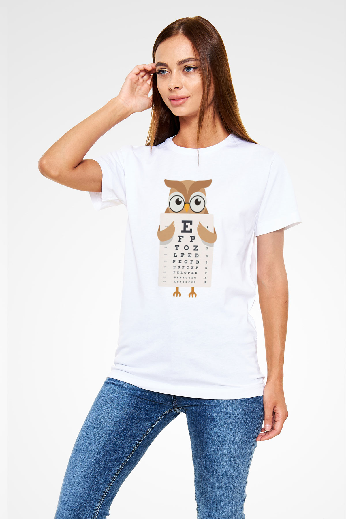 Göz doktoru Beyaz Unisex Tişört T-Shirt - TişörtFabrikası