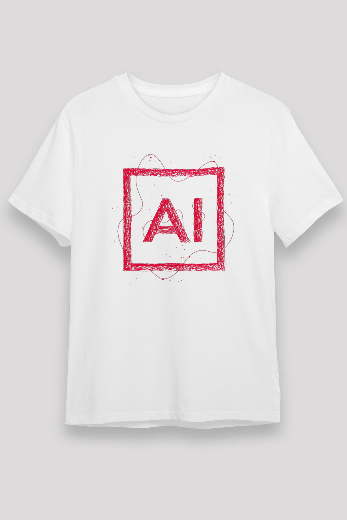 Grafiker Beyaz Unisex Tişört T-Shirt - TişörtFabrikası