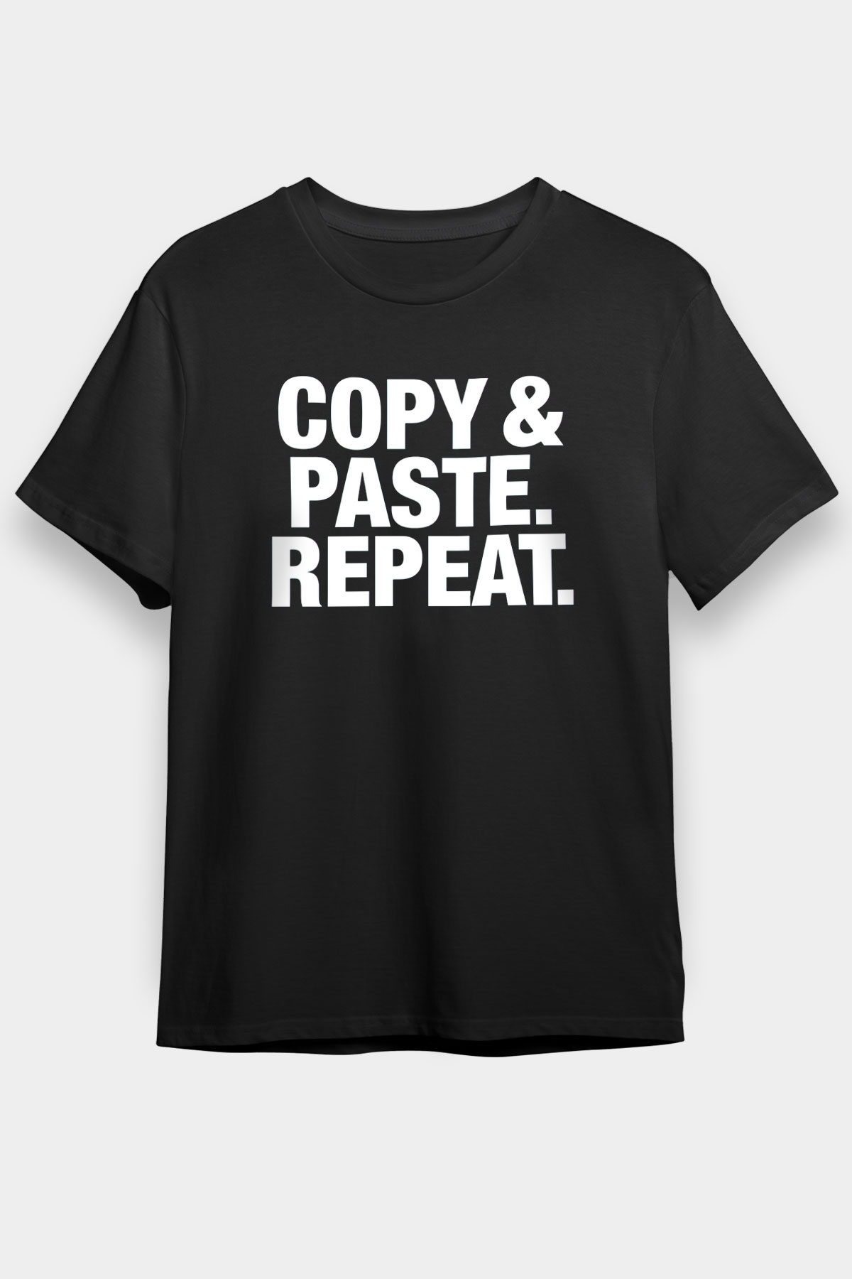 Grafiker Siyah Unisex Tişört T-Shirt - TişörtFabrikası