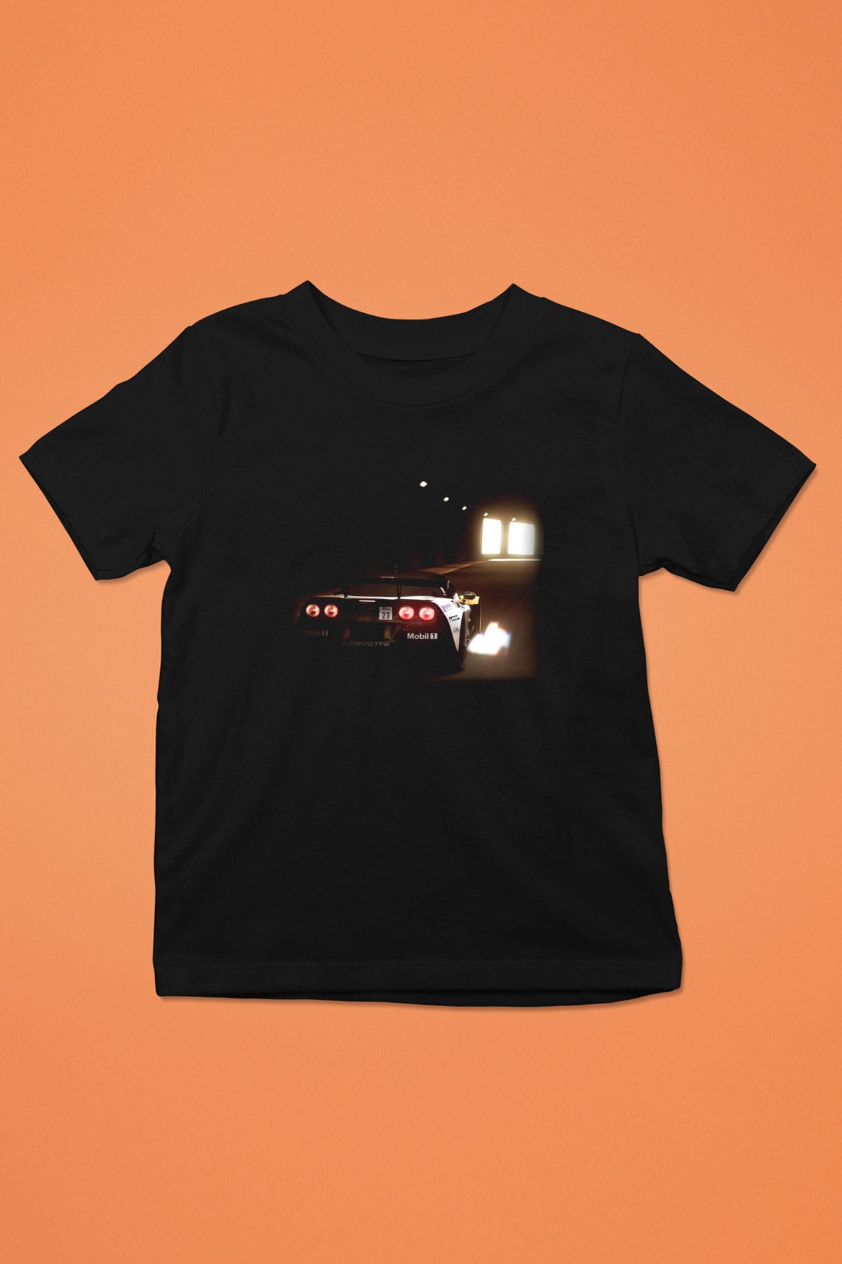 Gran Turismo Baskılı Siyah Unisex Çocuk Tişört