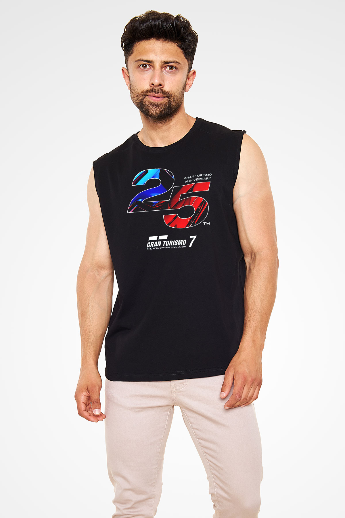 Gran Turismo Siyah Unisex Kolsuz Tişört