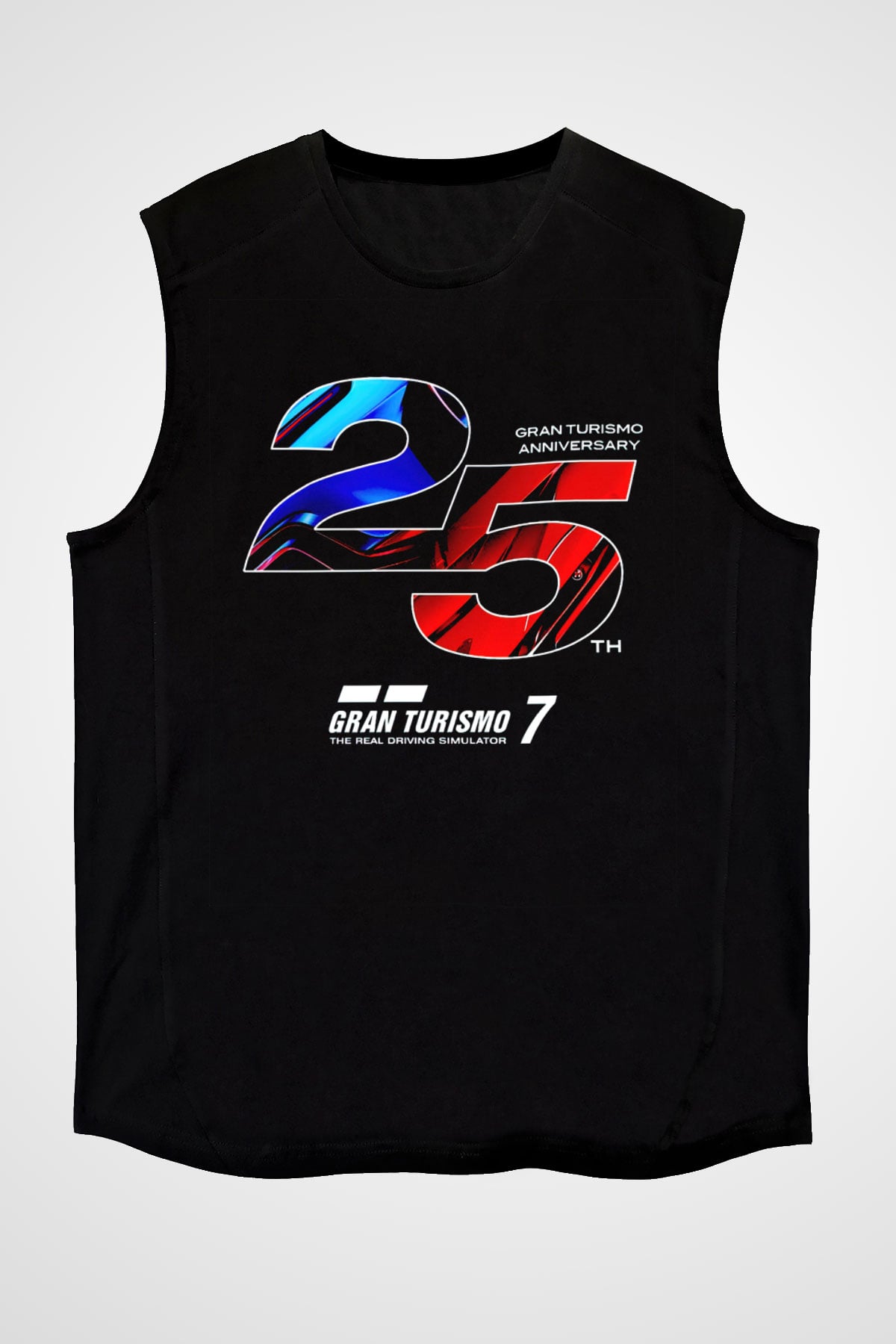 Gran Turismo Siyah Unisex Kolsuz Tişört