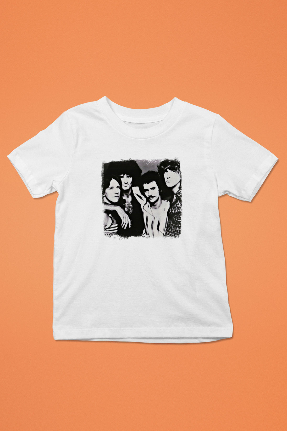 Grand Funk Railroad Baskılı Unisex Beyaz Çocuk Tişört