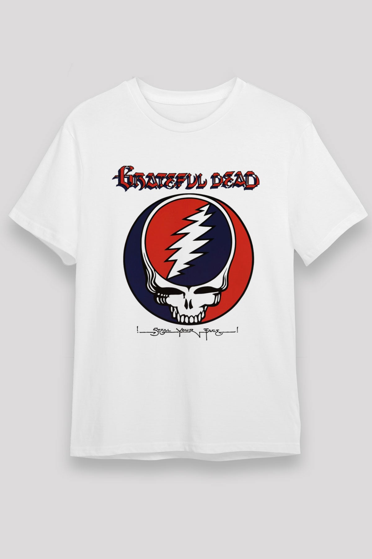 Grateful Dead Beyaz Unisex Tişört T-Shirt - TişörtFabrikası