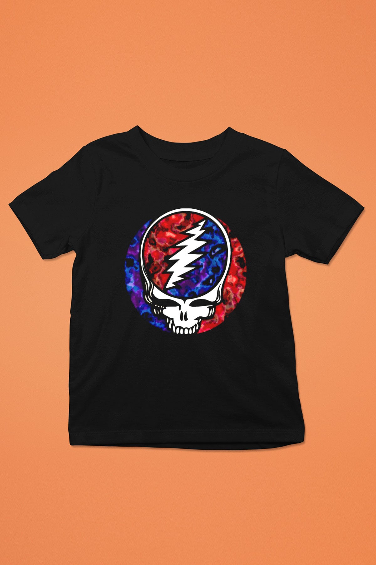 Grateful Dead Siyah Unisex Çocuk Tişört