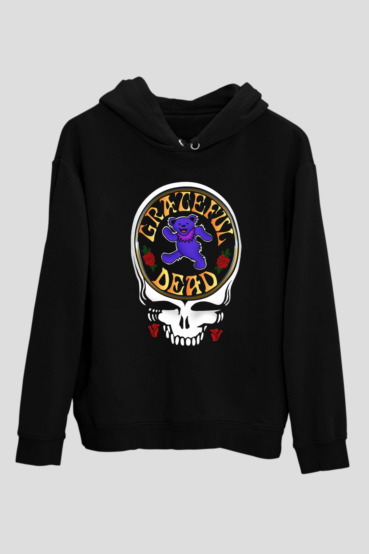 Grateful Dead Siyah Unisex Hoodie