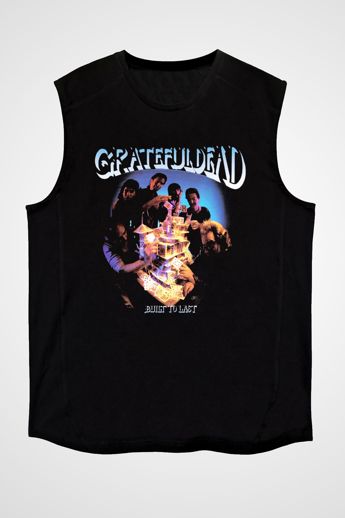 Grateful Dead Siyah Unisex Kolsuz Tişört