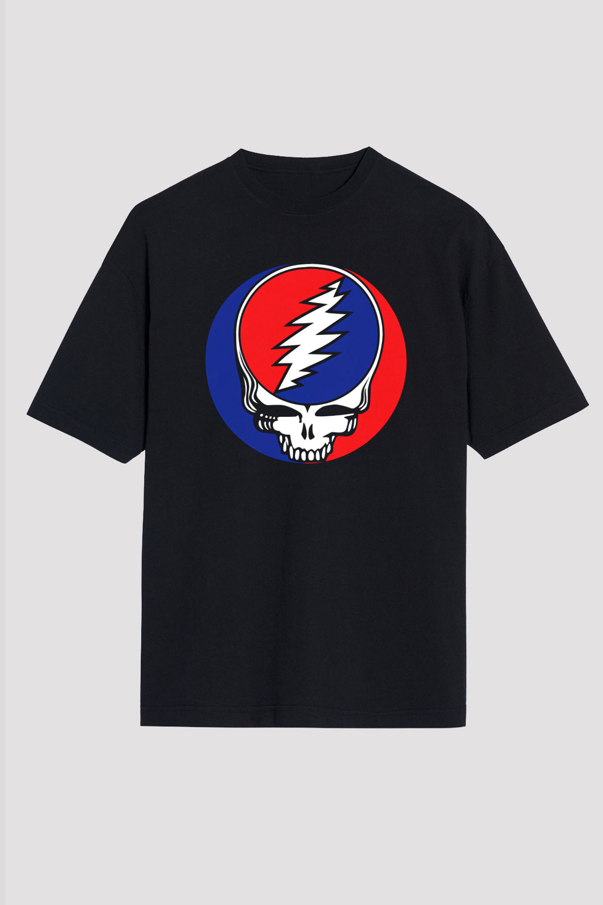 Grateful Dead Siyah Unisex Oversize Tişört T-Shirt