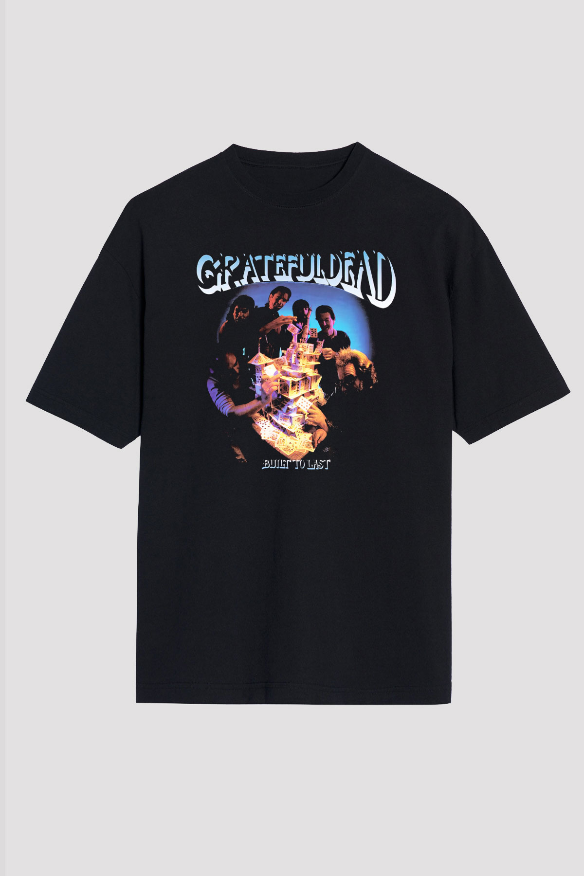 Grateful Dead Siyah Unisex Oversize Tişört T-Shirt