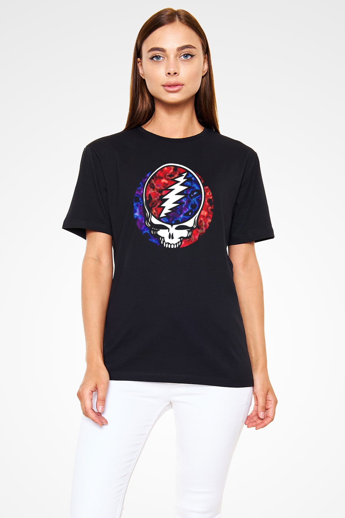 Grateful Dead Siyah Unisex Tişört T-Shirt - TişörtFabrikası