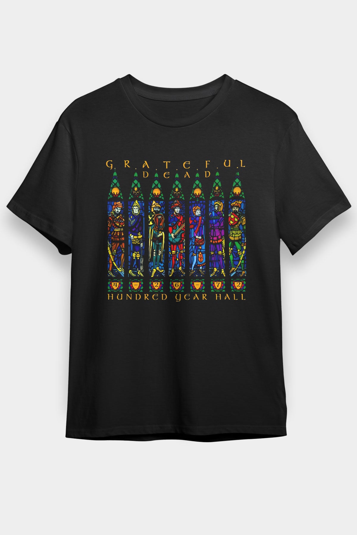 Grateful Dead Siyah Unisex Tişört T-Shirt - TişörtFabrikası