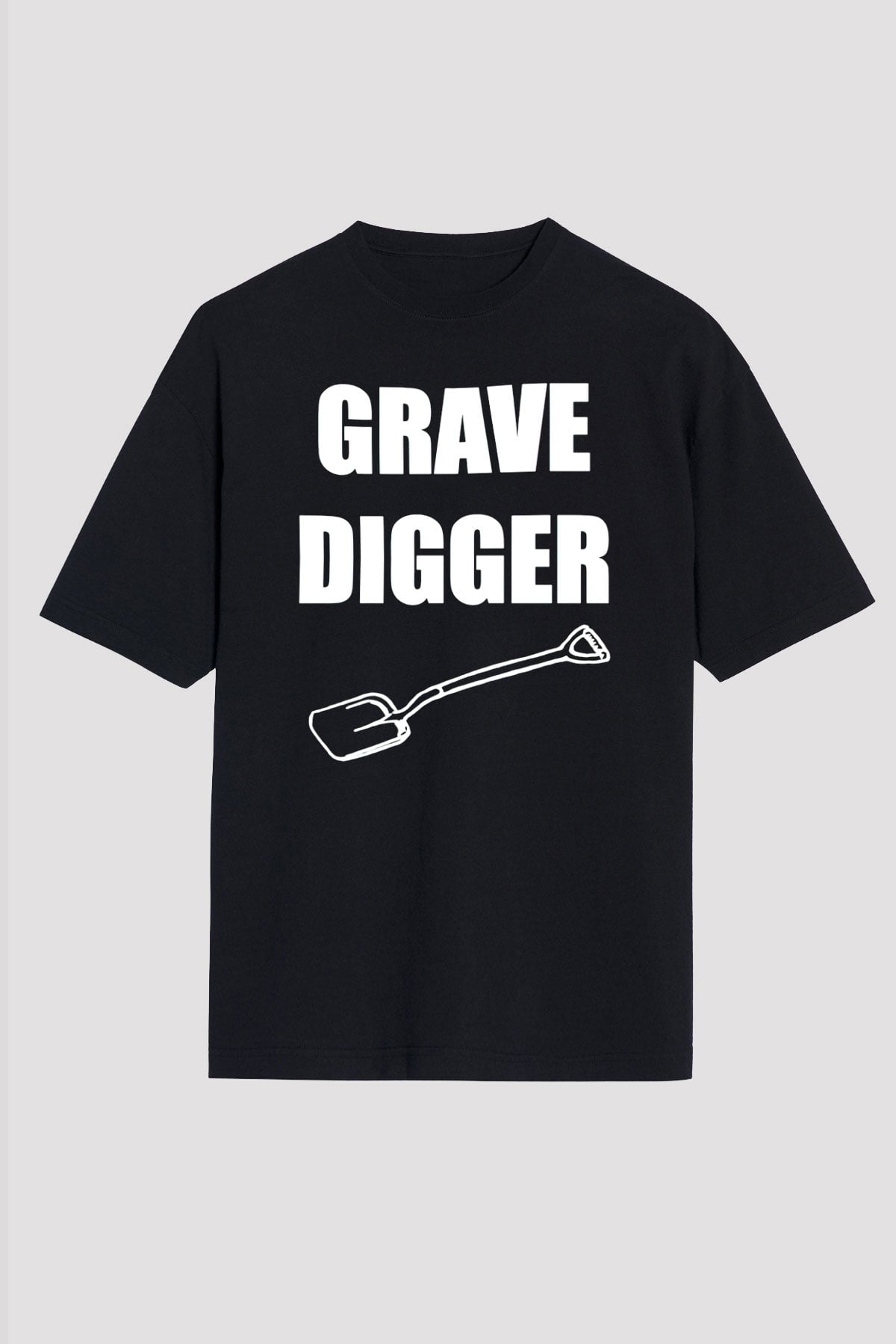 Grave Digger Siyah Unisex Tişört T-Shirt - TişörtFabrikası