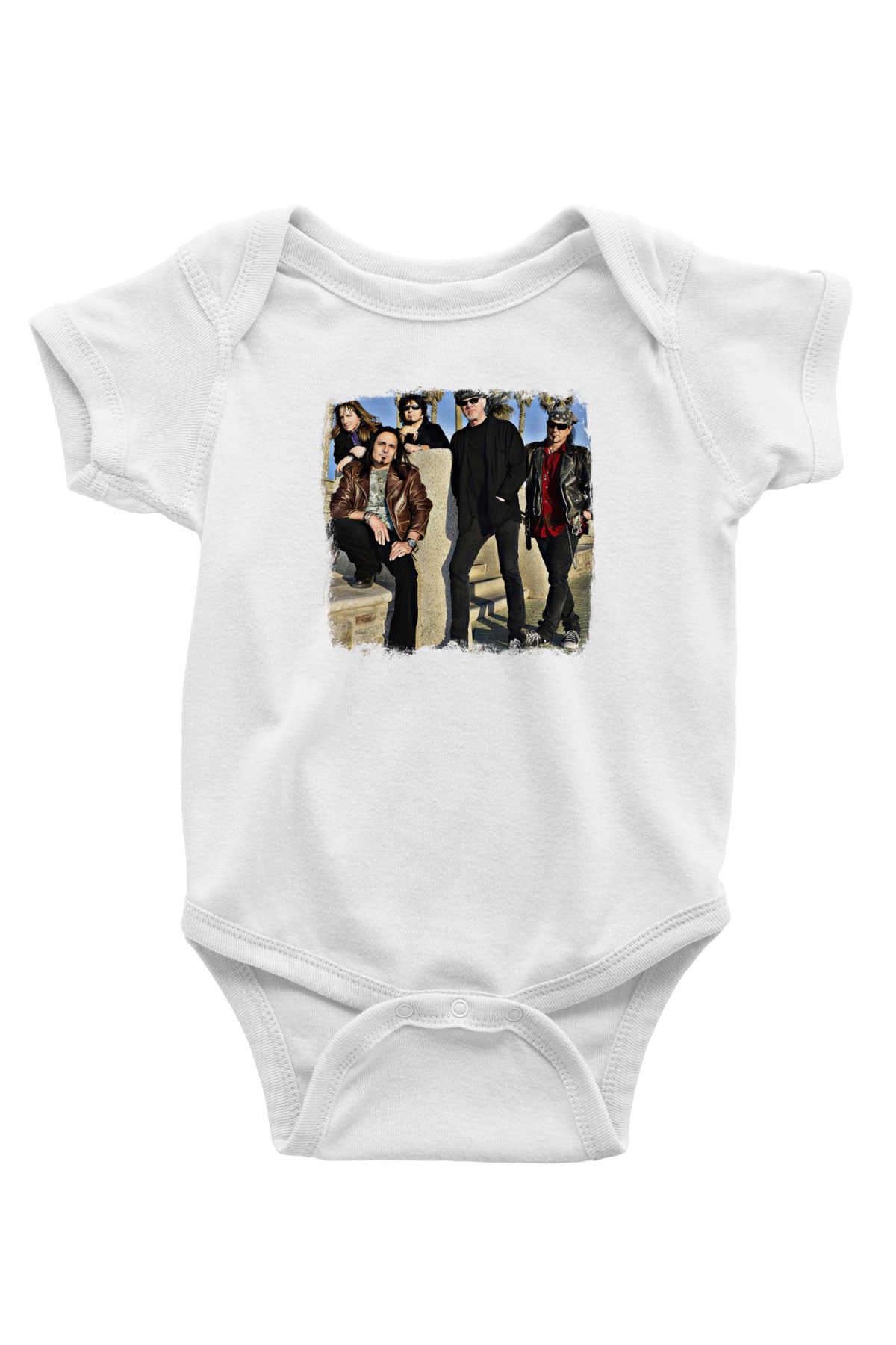 Great White Baskılı Unisex Beyaz Bebek Body - Zıbın