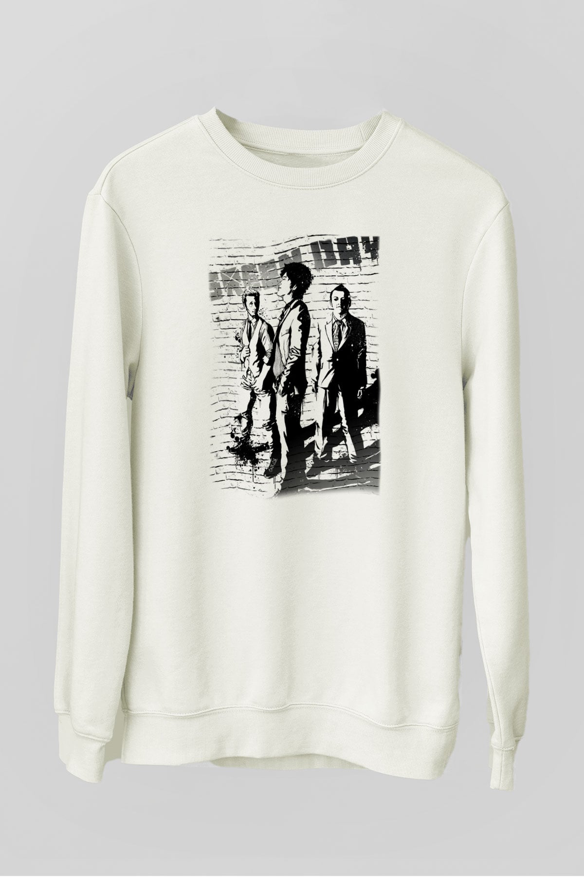 Green Day Beyaz Unisex Sweatshirt