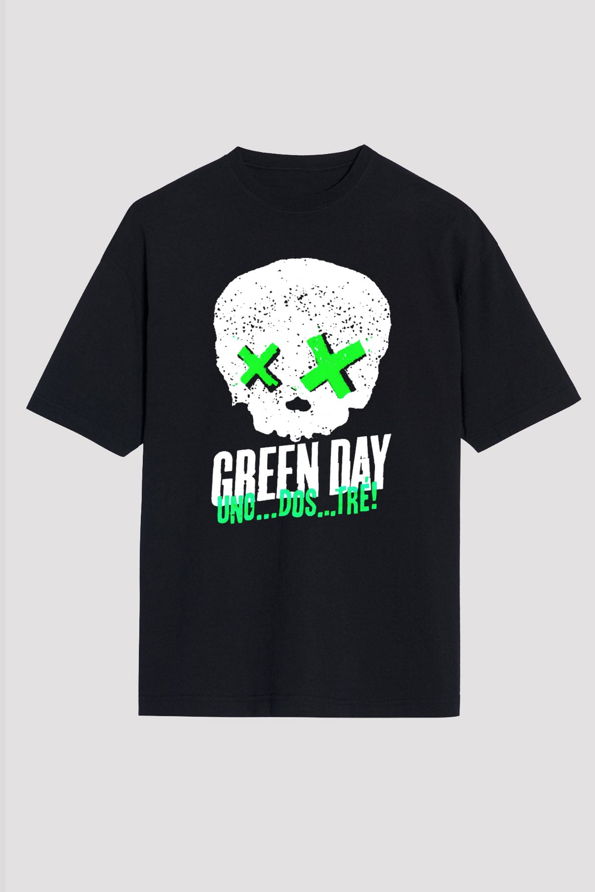 Green Day Siyah Unisex Oversize Tişört T-Shirt
