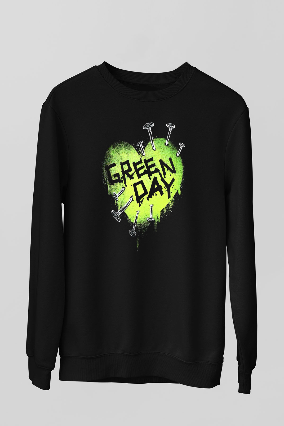 Green Day Siyah Unisex Sweatshirt