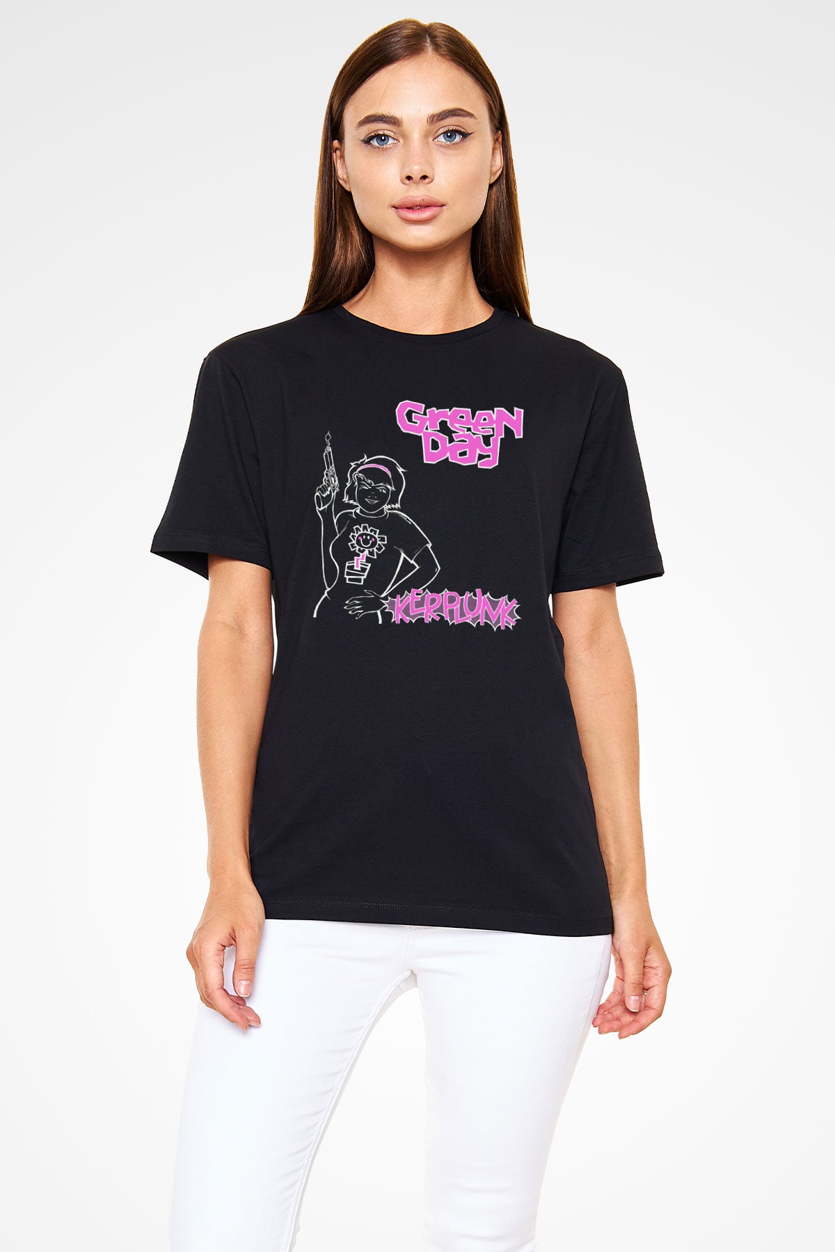 Green Day Siyah Unisex Tişört T-Shirt - TişörtFabrikası