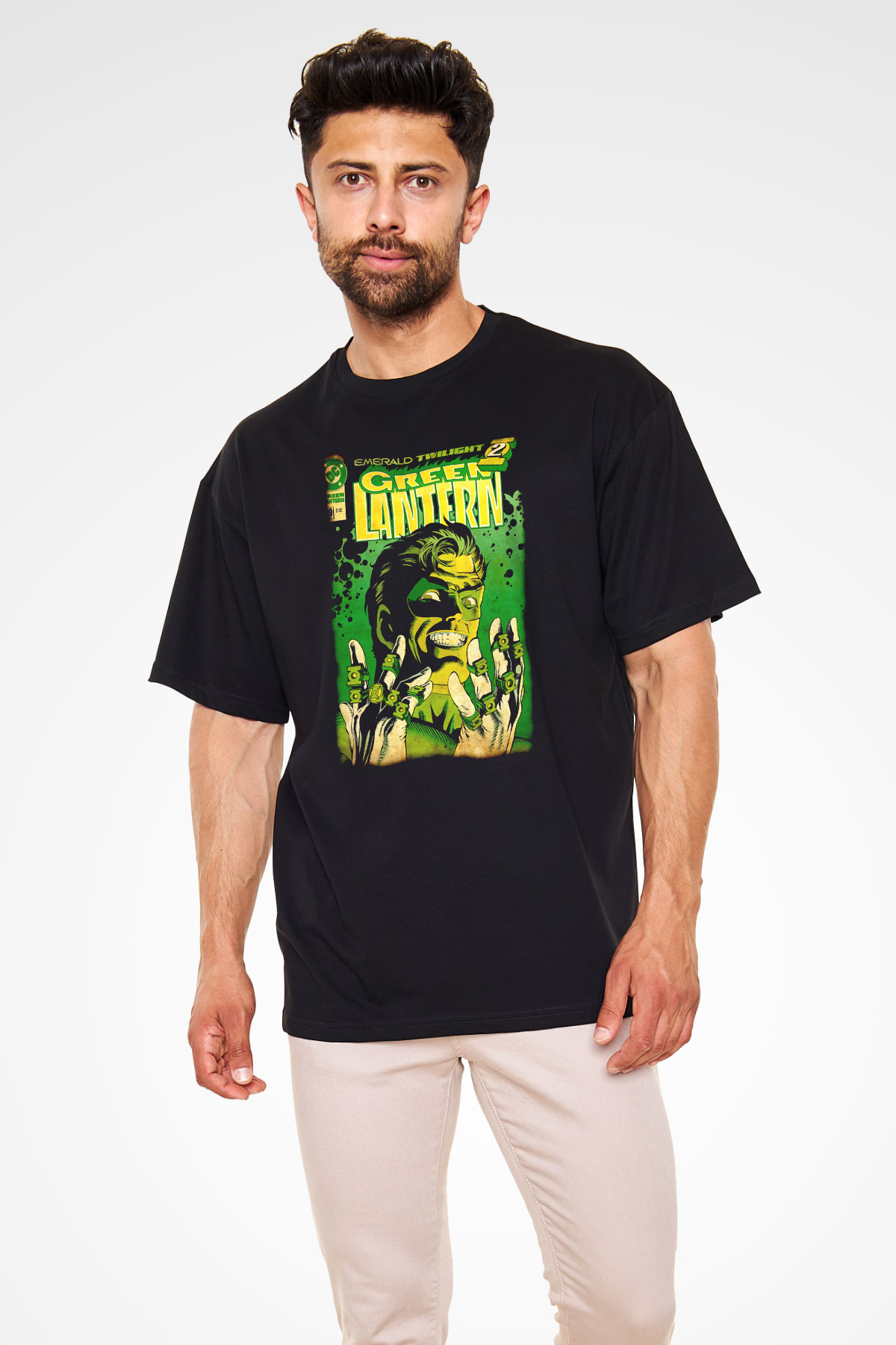 Green Lantern Siyah Unisex Tişört