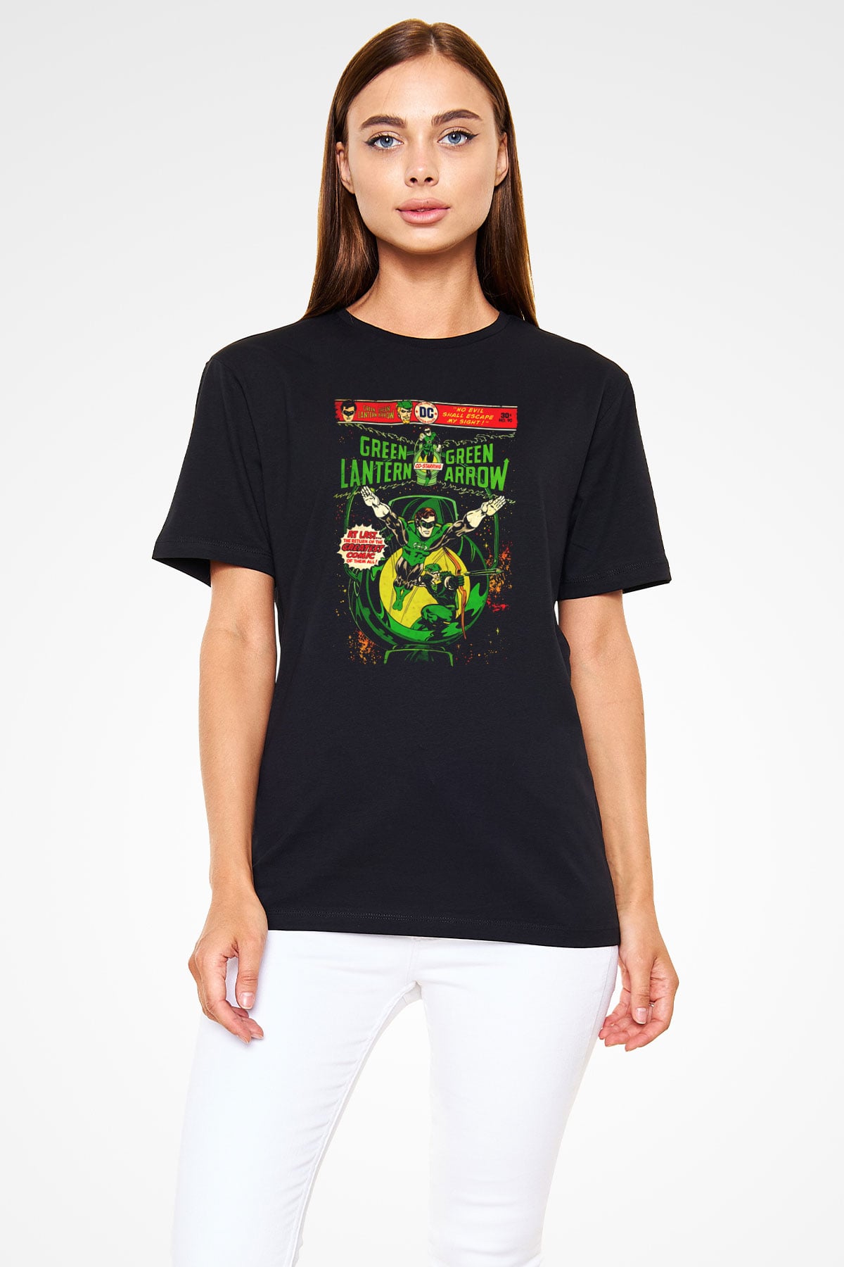 Green Lantern Siyah Unisex Tişört