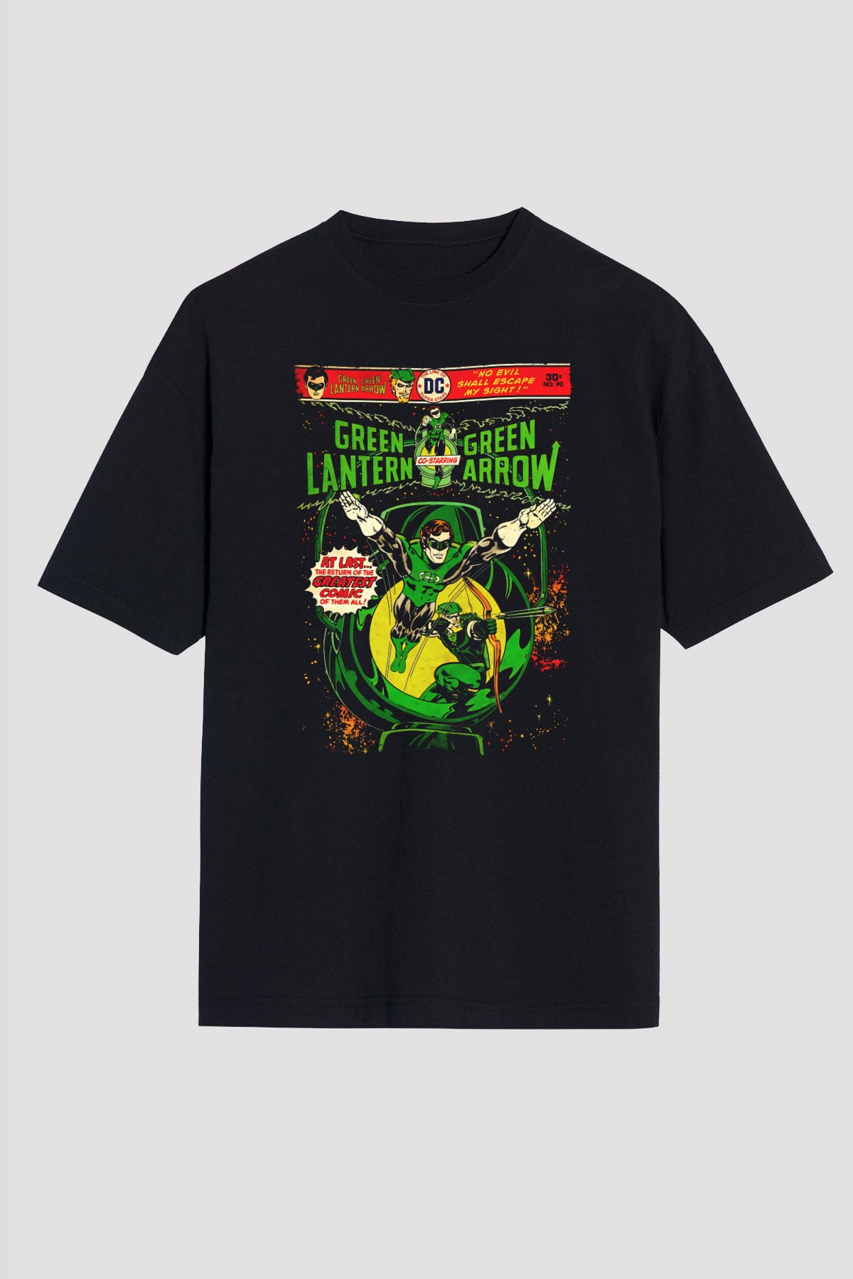 Green Lantern Siyah Unisex Tişört