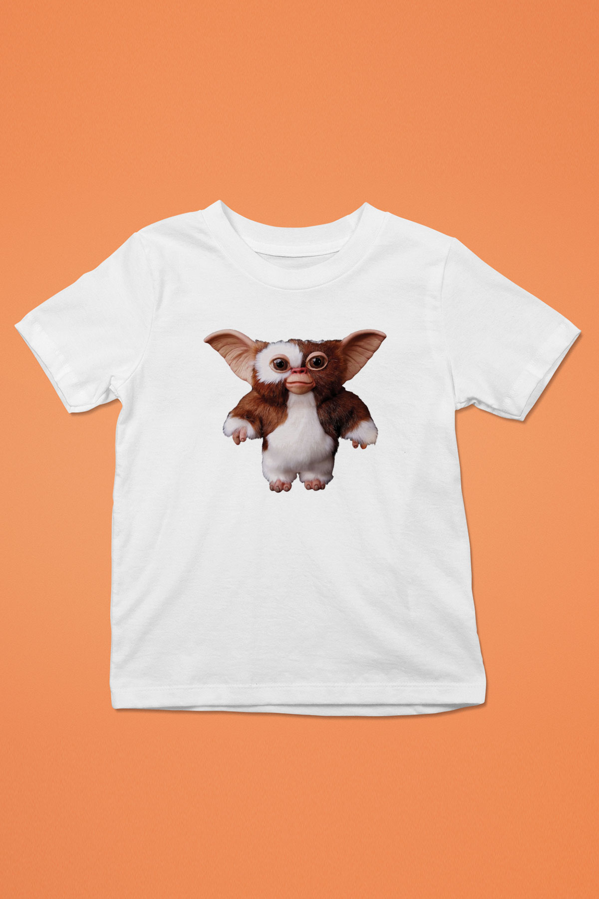 Gremlins Baskılı Beyaz Unisex Çocuk Tişört