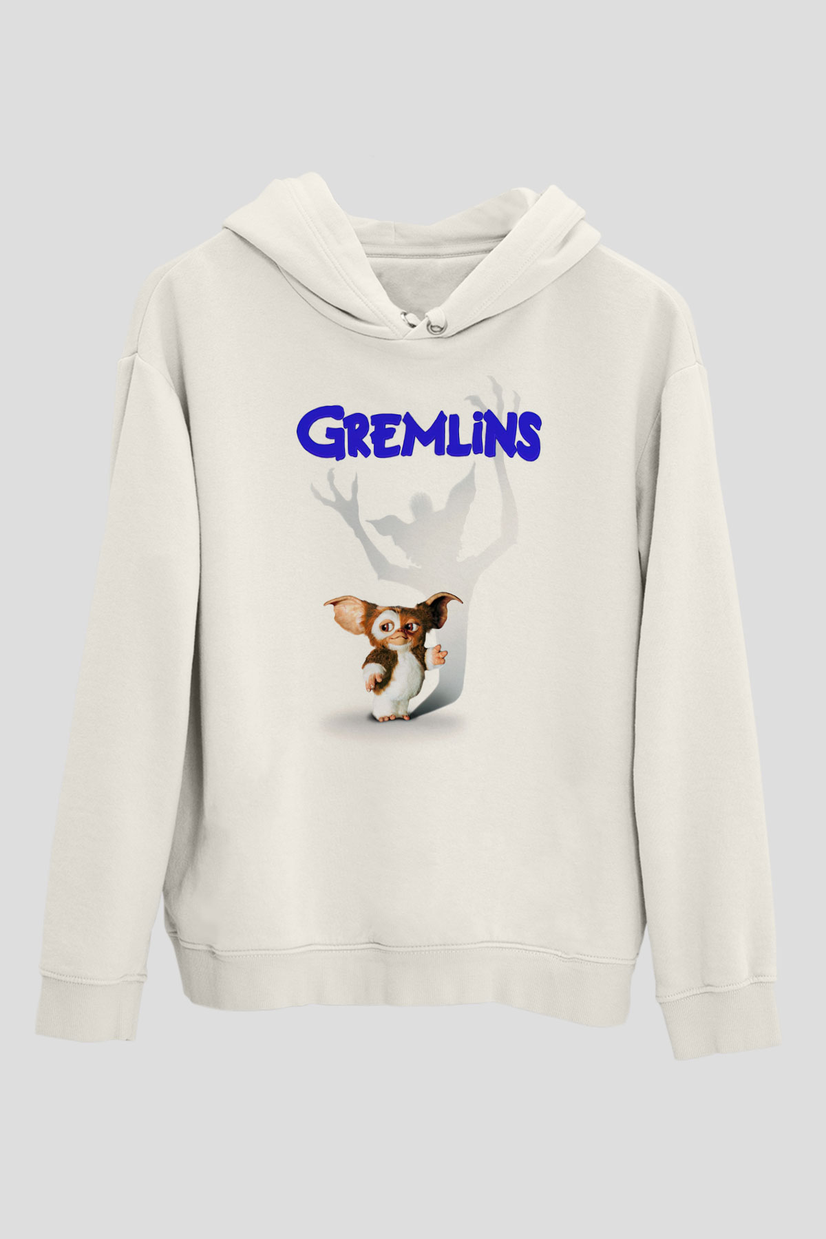 Gremlins Beyaz Unisex Hoodie