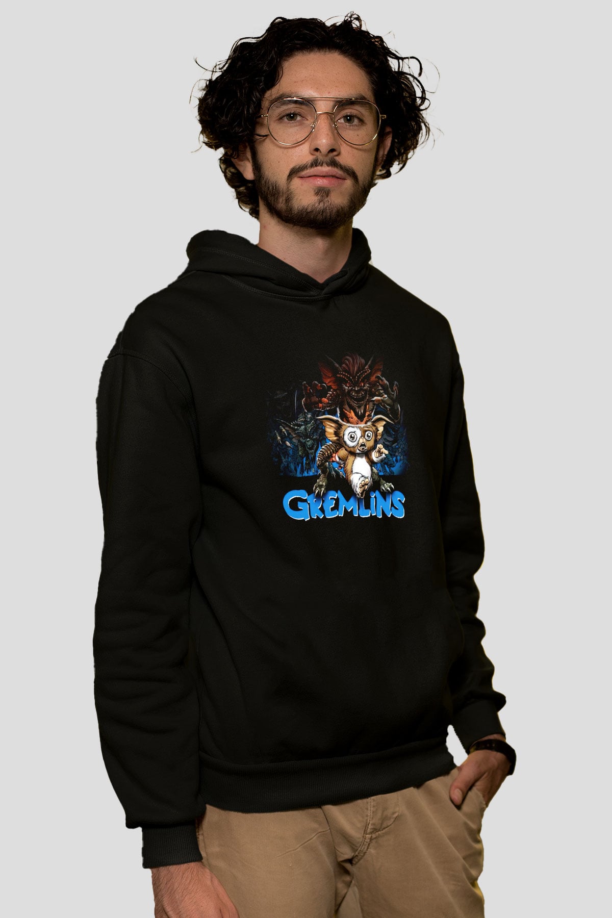 Gremlins Siyah Unisex Hoodie