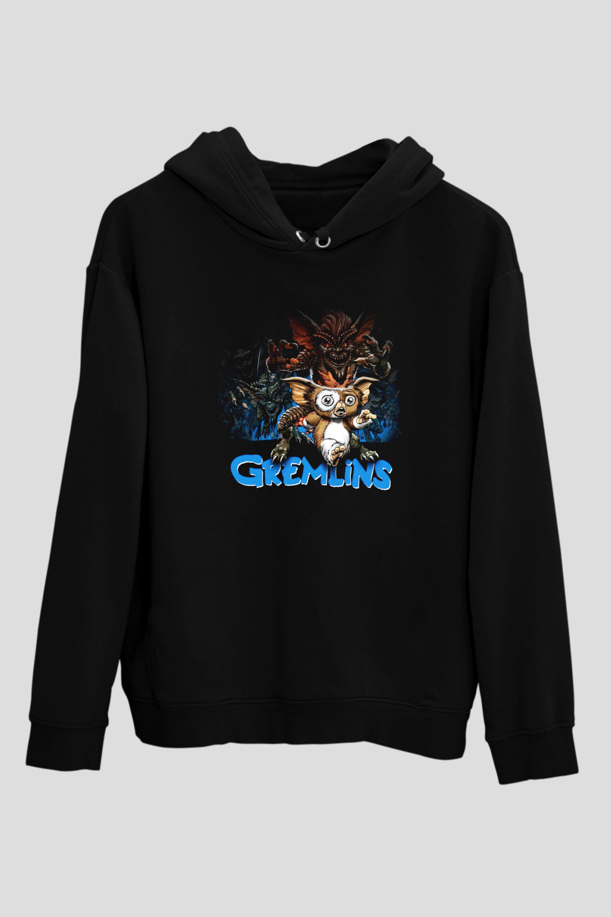 Gremlins Siyah Unisex Hoodie