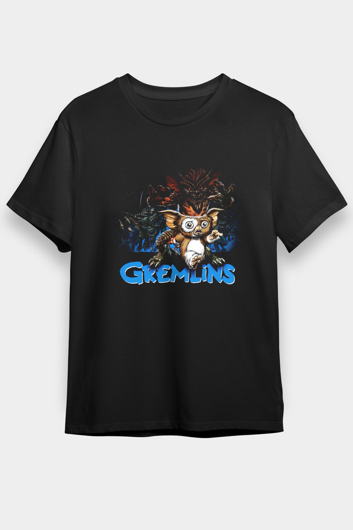 Gremlins Siyah Unisex Tişört T-Shirt