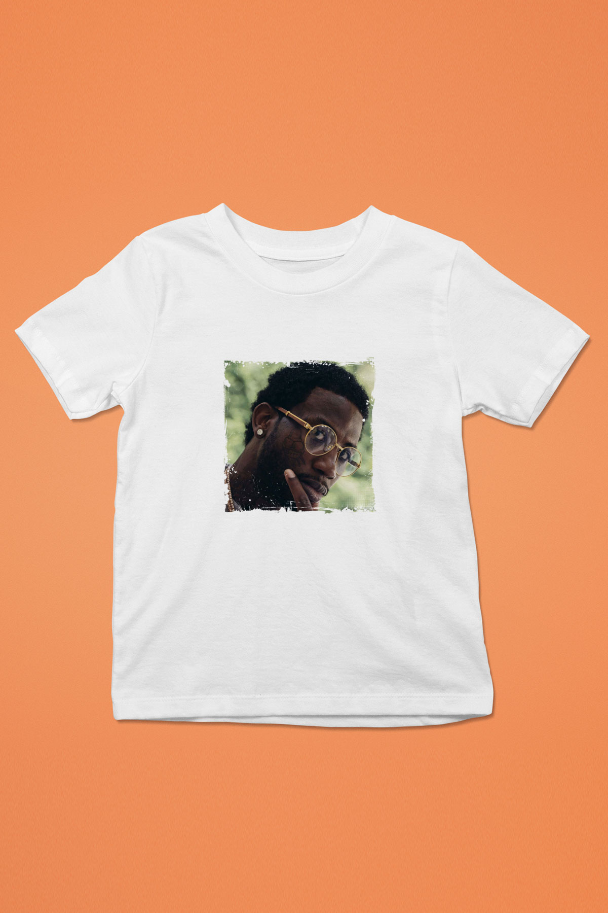 Gucci Mane Baskılı Unisex Beyaz Çocuk Tişört