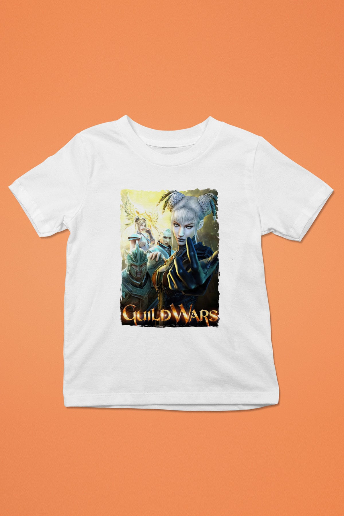 Guild Wars Beyaz Unisex Çocuk Tişört