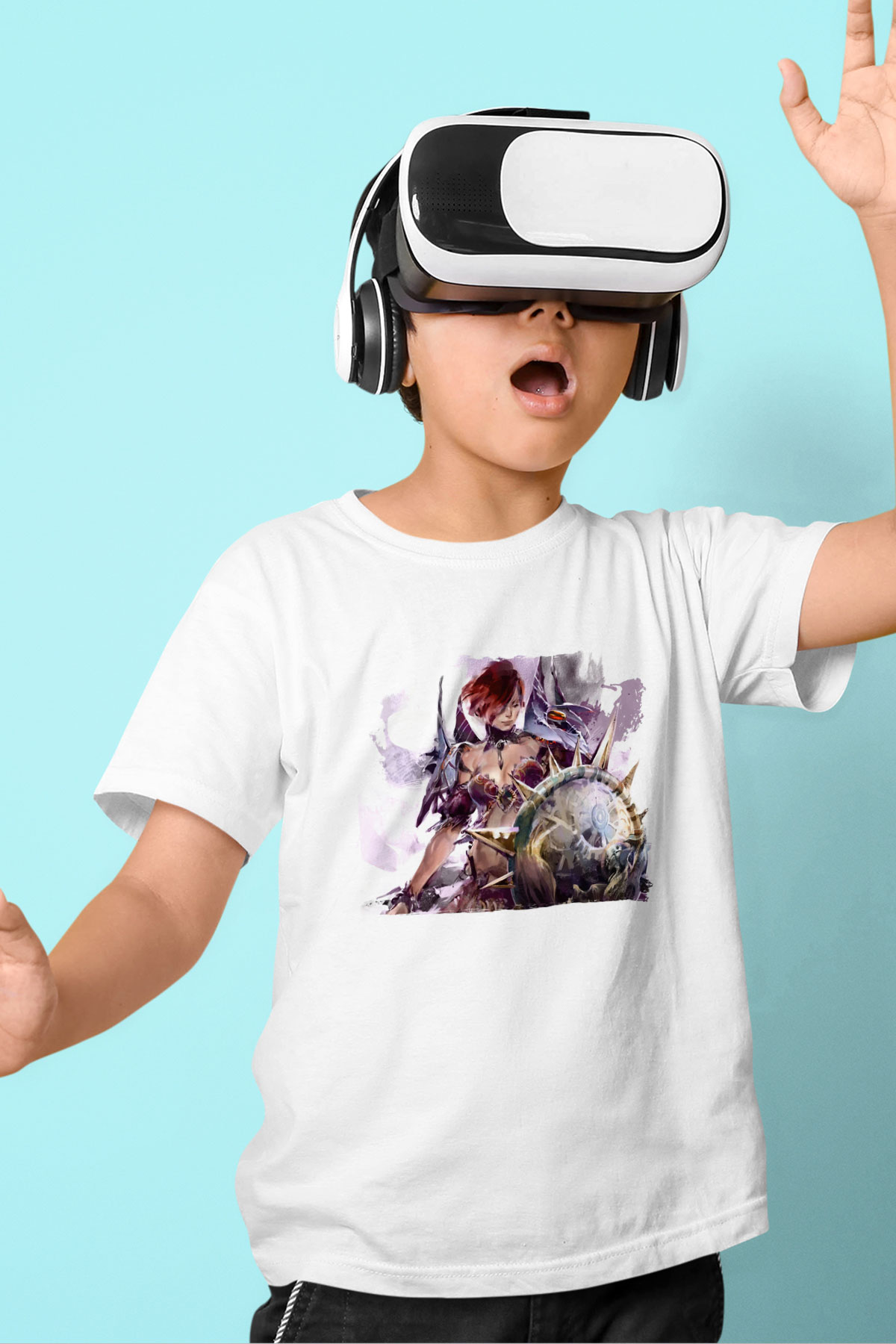 Guild Wars Beyaz Unisex Çocuk Tişört