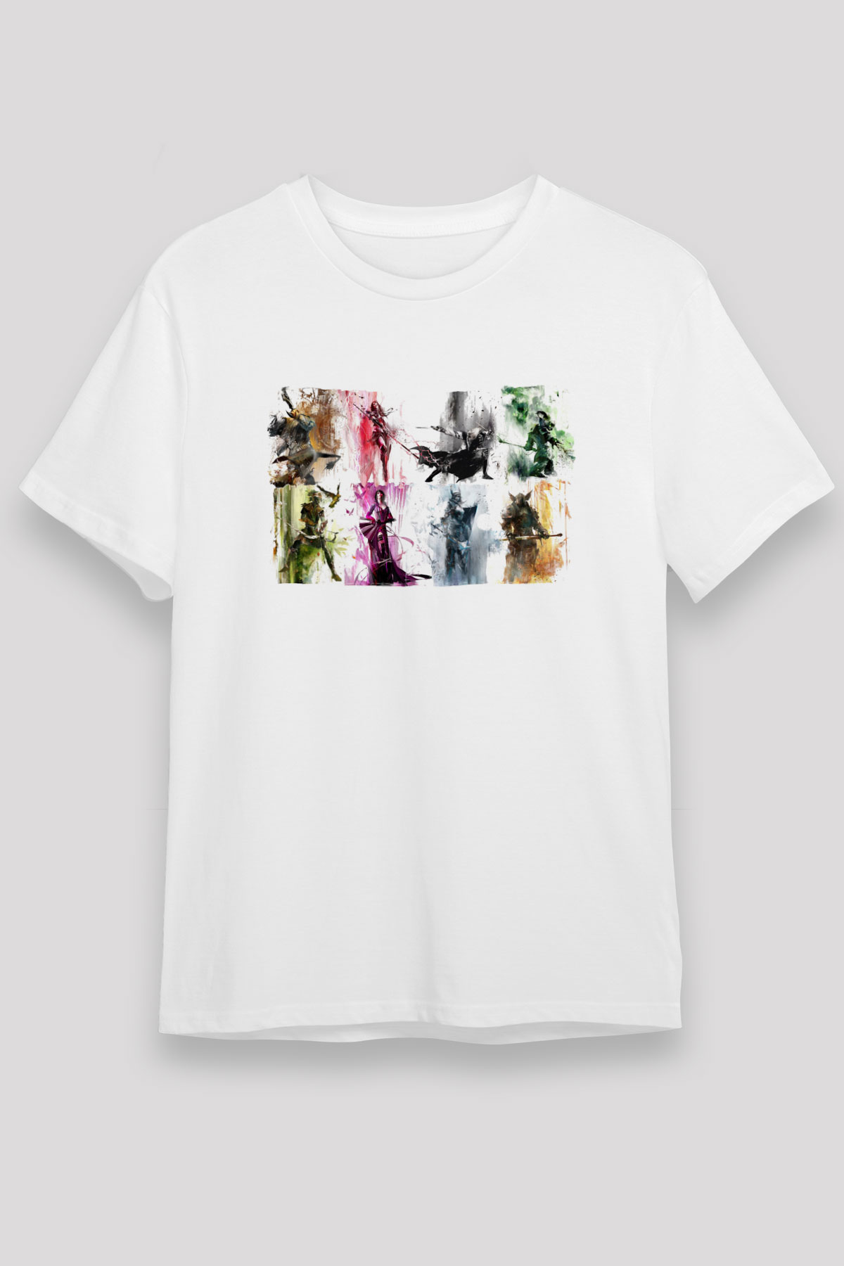 Guild Wars Beyaz Unisex Tişört T-Shirt