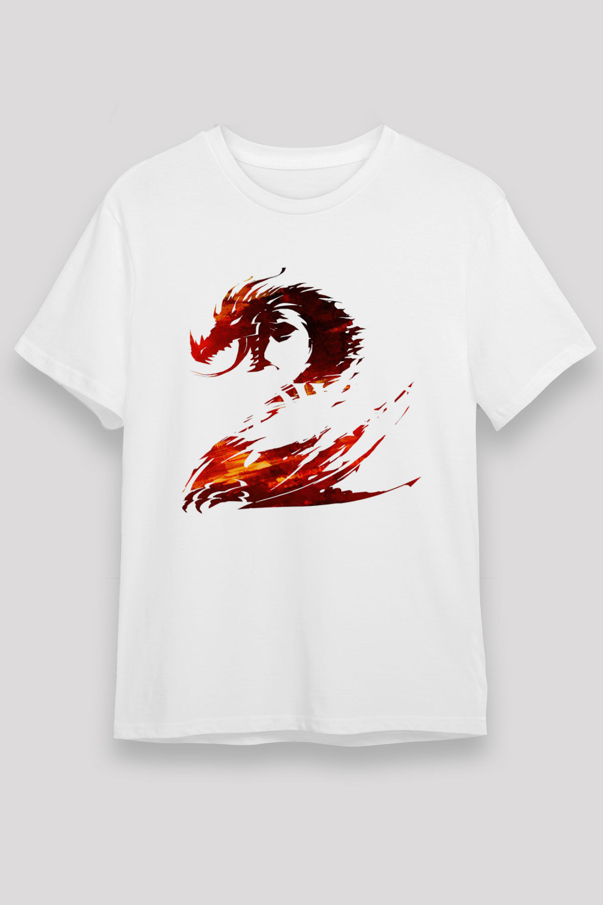 Guild Wars Beyaz Unisex Tişört T-Shirt