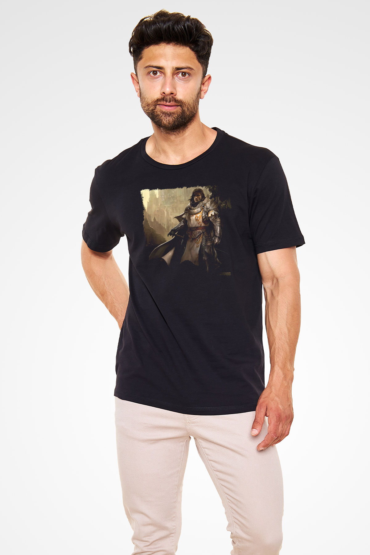 Guild Wars Siyah Unisex Tişört T-Shirt