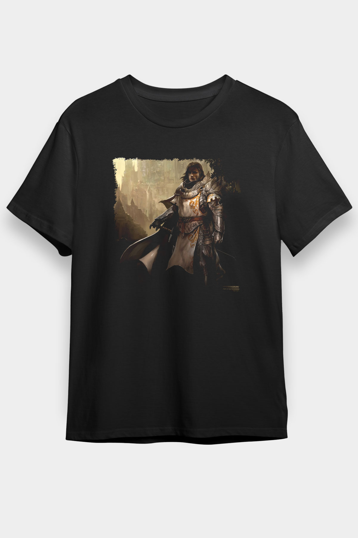 Guild Wars Siyah Unisex Tişört T-Shirt