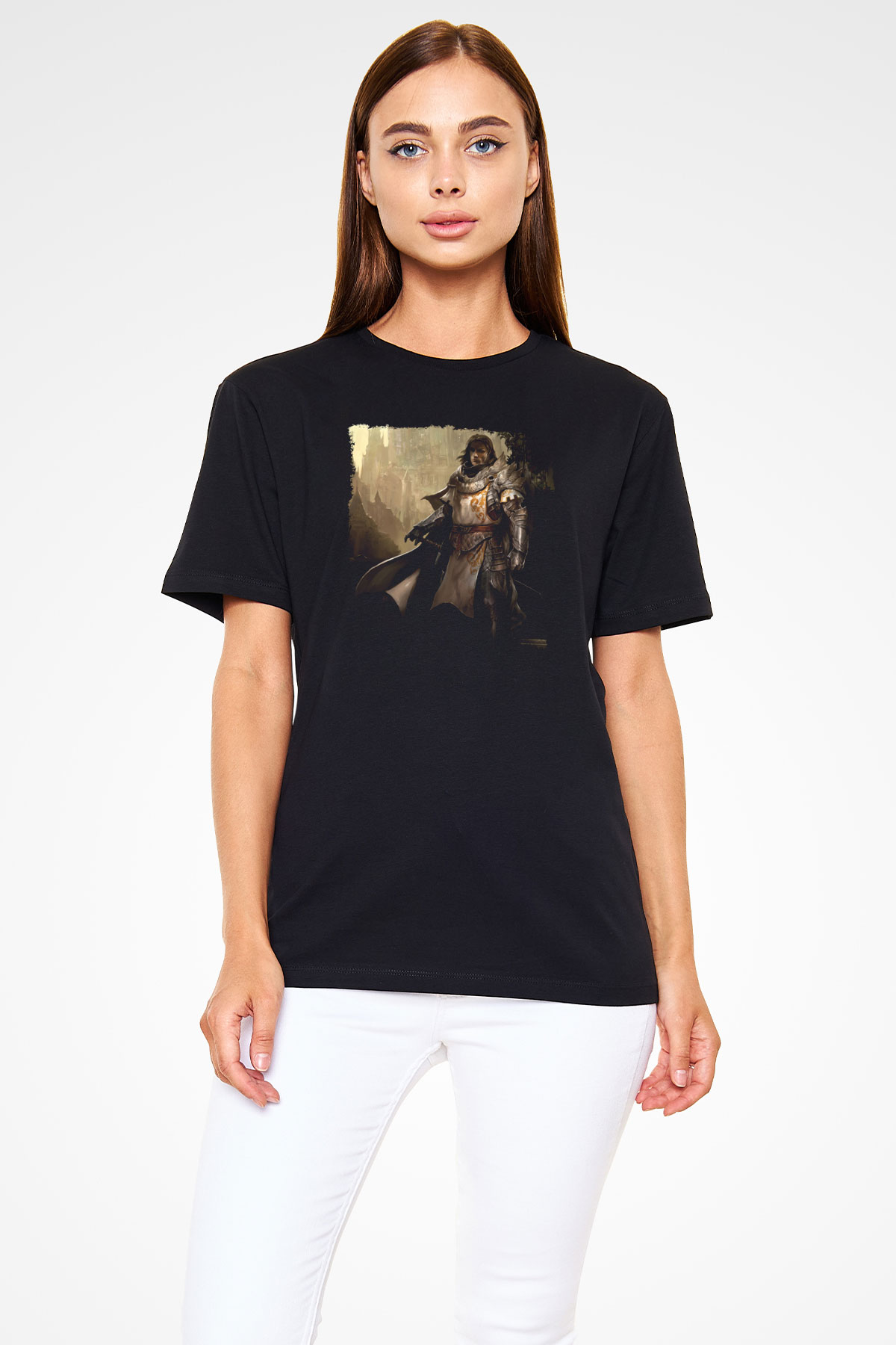 Guild Wars Siyah Unisex Tişört T-Shirt