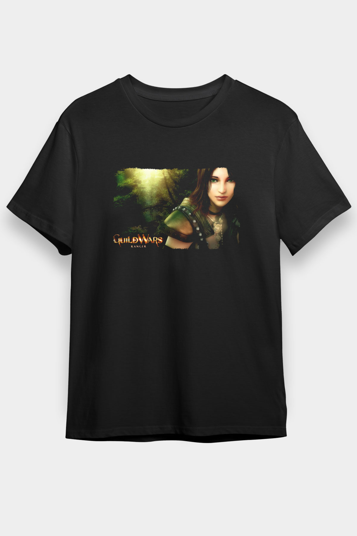 Guild Wars Siyah Unisex Tişört T-Shirt