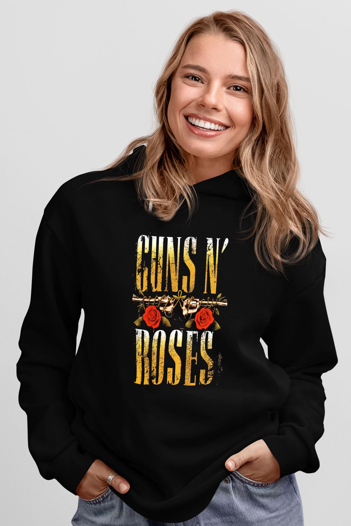 Guns N’ Roses Siyah Unisex Hoodie