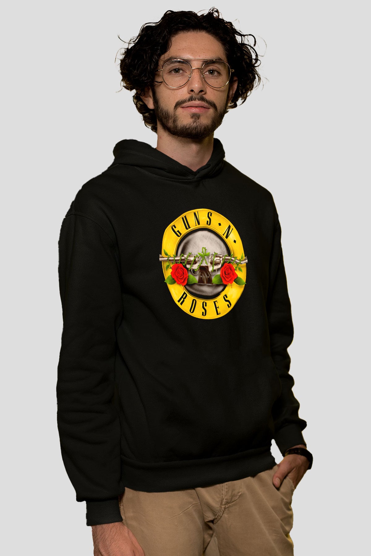 Guns N' Roses Siyah Unisex Kapşonlu Sweatshirt
