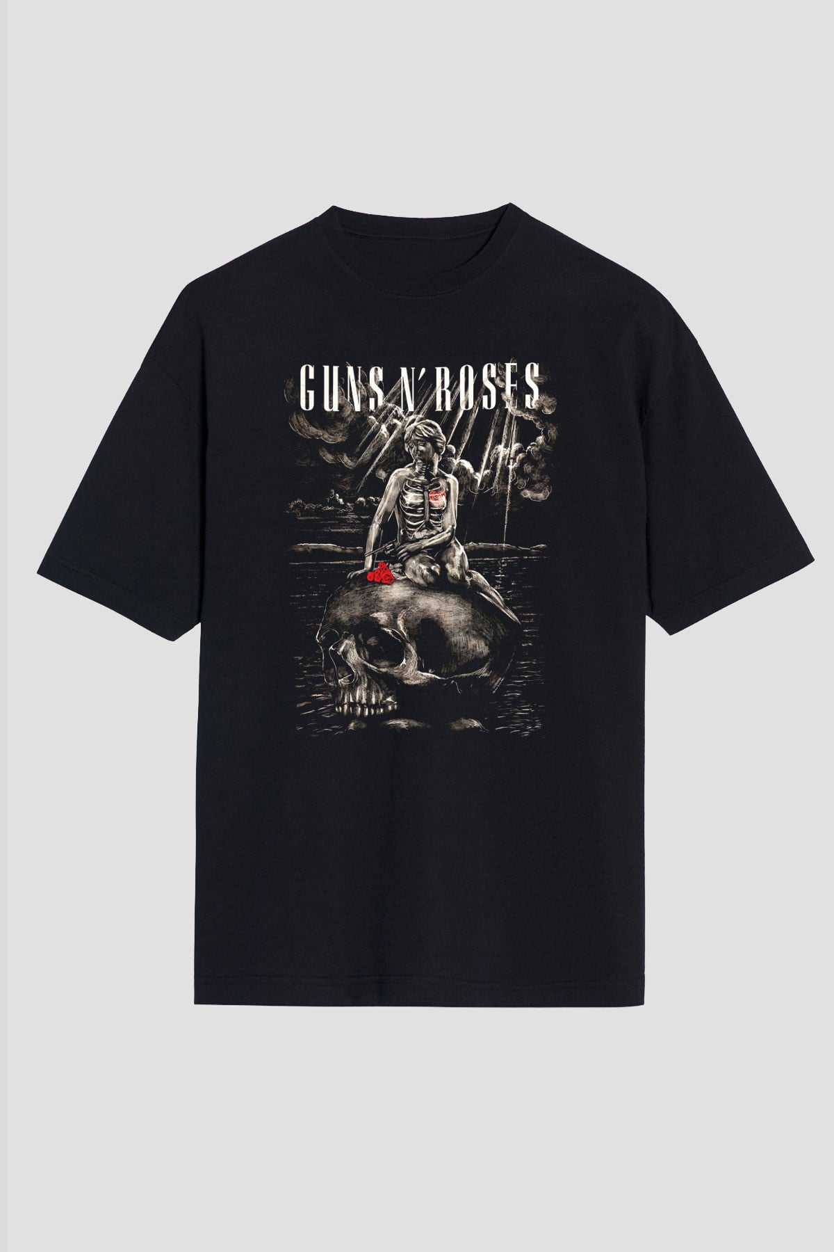 Guns N’ Roses Siyah Unisex Oversize Tişört T-Shirt