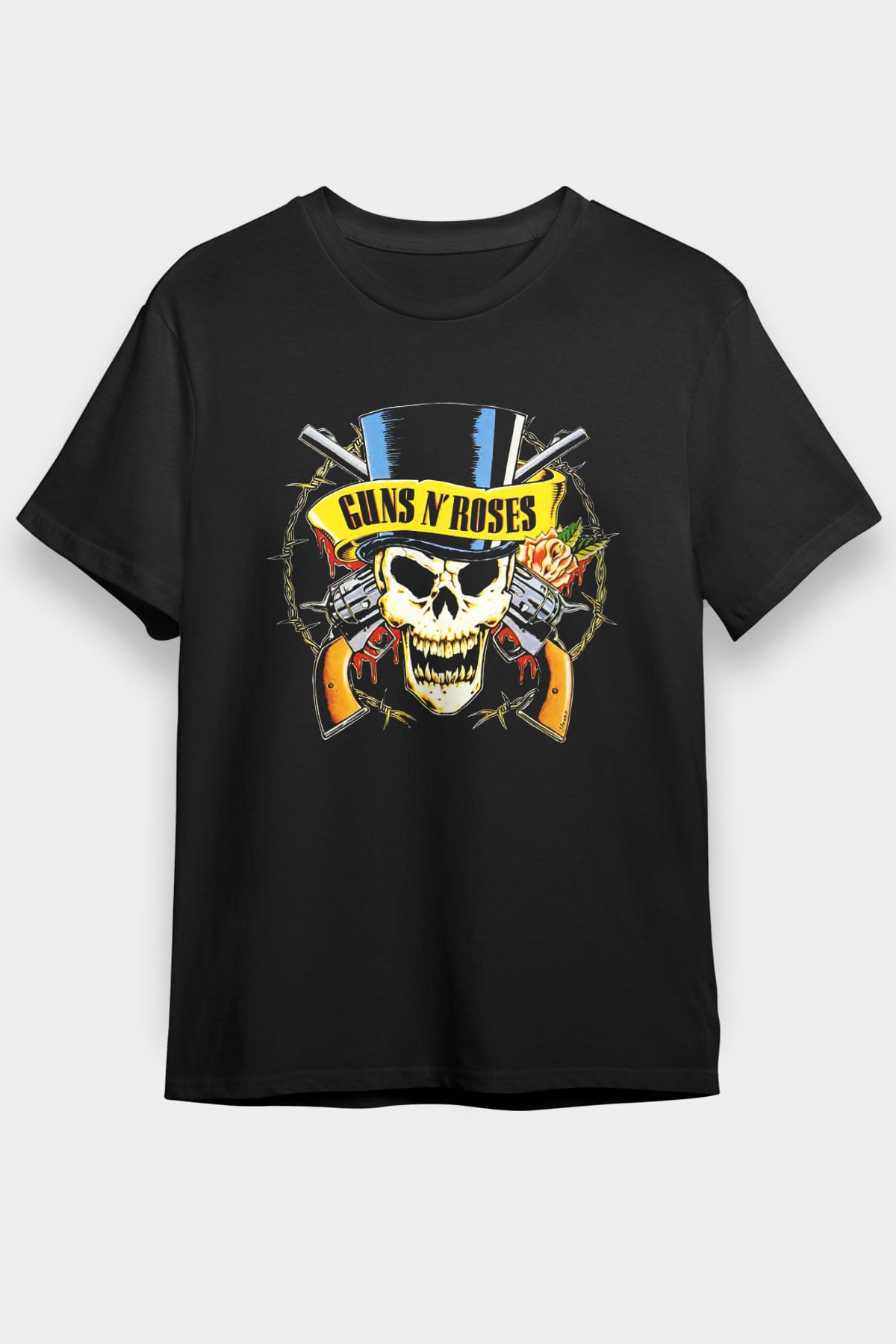 Guns N’ Roses Siyah Unisex Tişört T-Shirt - TişörtFabrikası