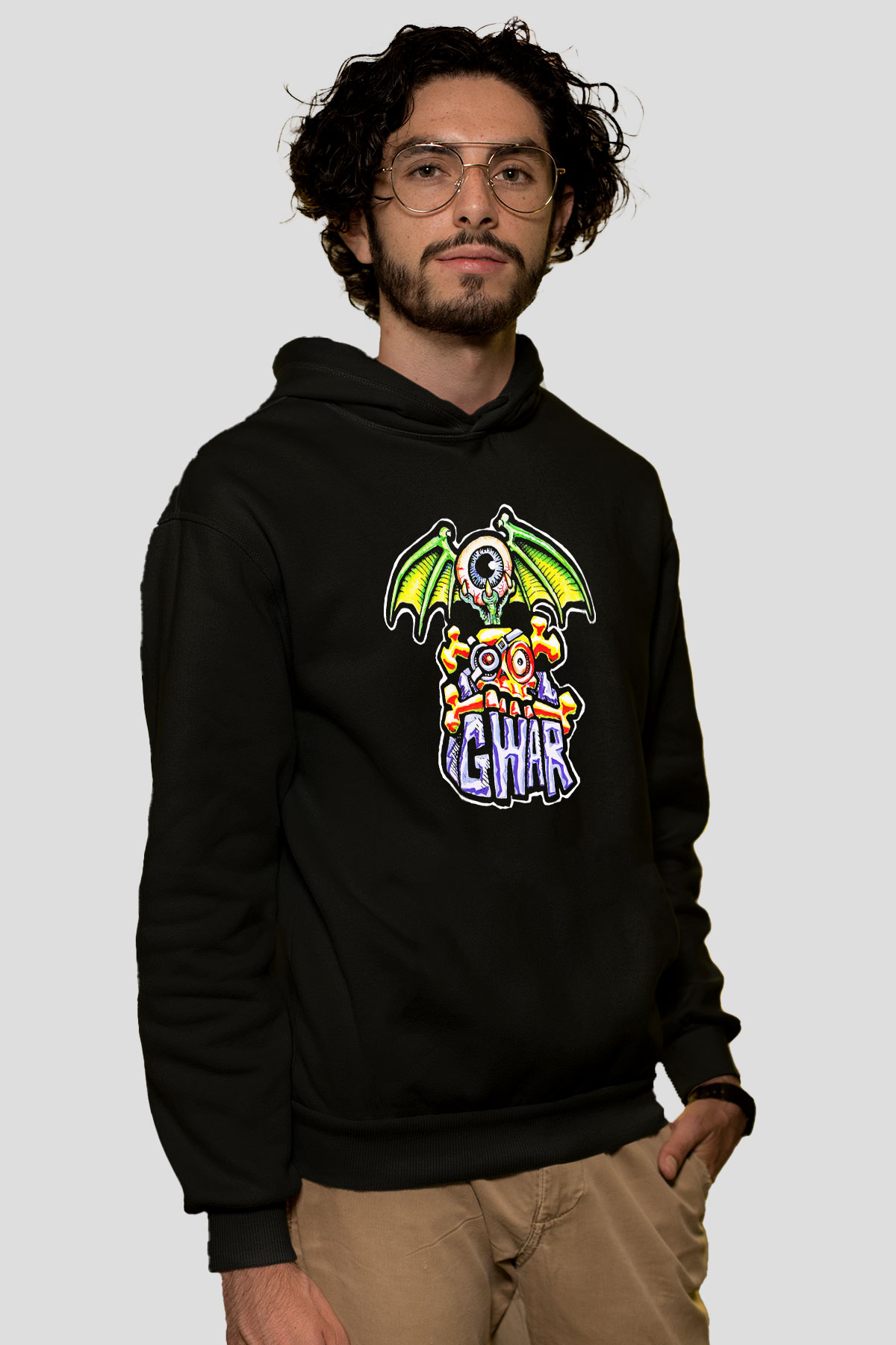 Gwar Siyah Unisex Hoodie