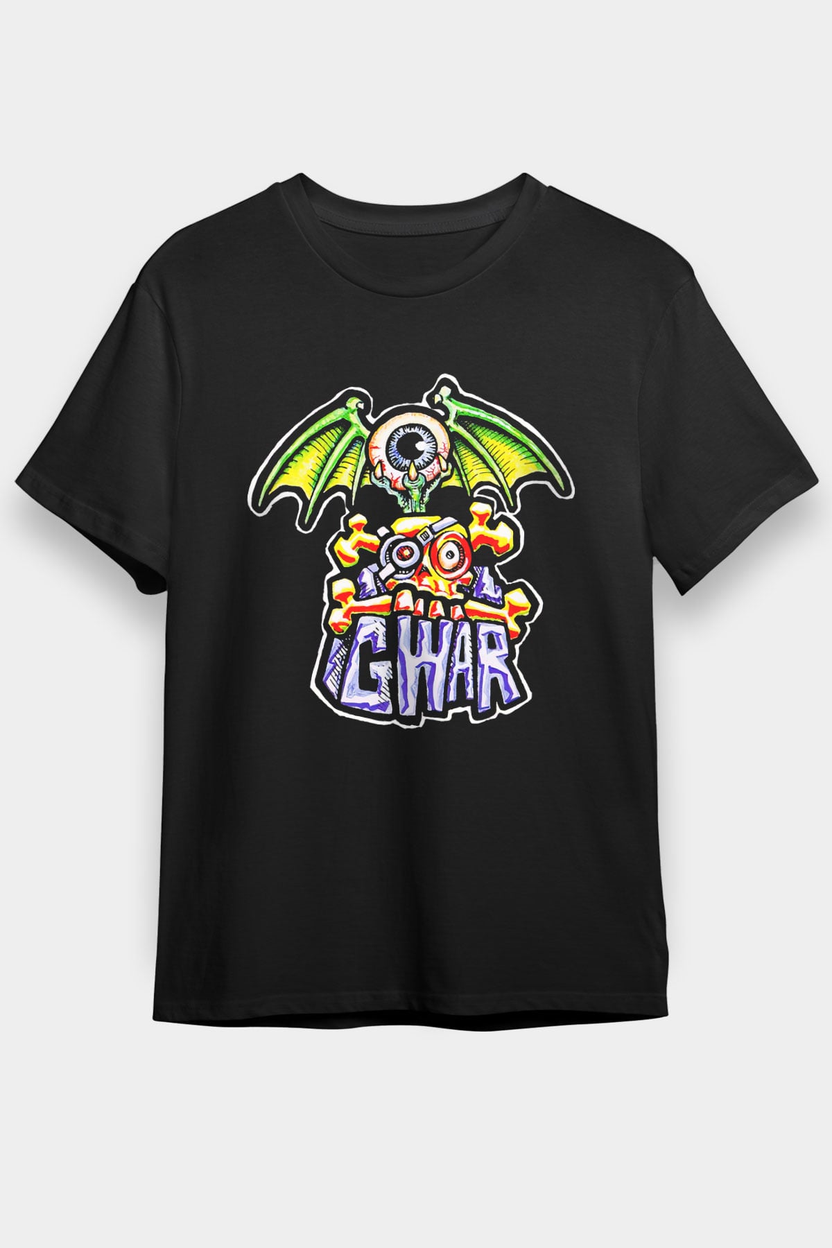Gwar Siyah Unisex Tişört T-Shirt - TişörtFabrikası