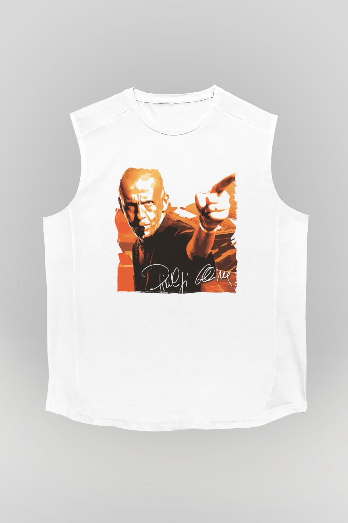 Hakem Beyaz Unisex Kolsuz Tişört
