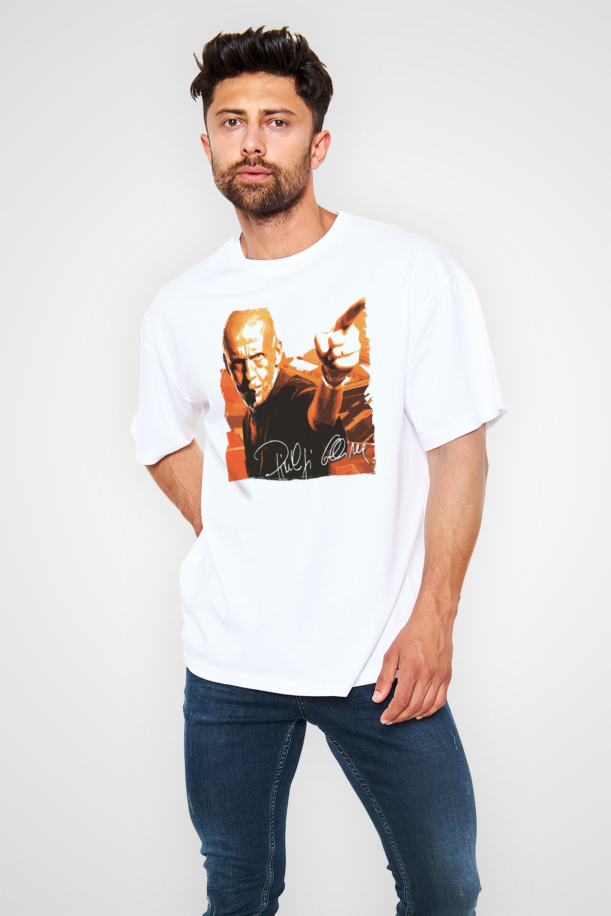Hakem Beyaz Unisex Tişört T-Shirt - TişörtFabrikası