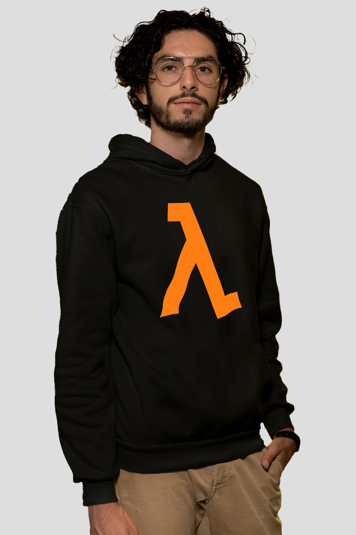 Half-Life Siyah Unisex Hoodie