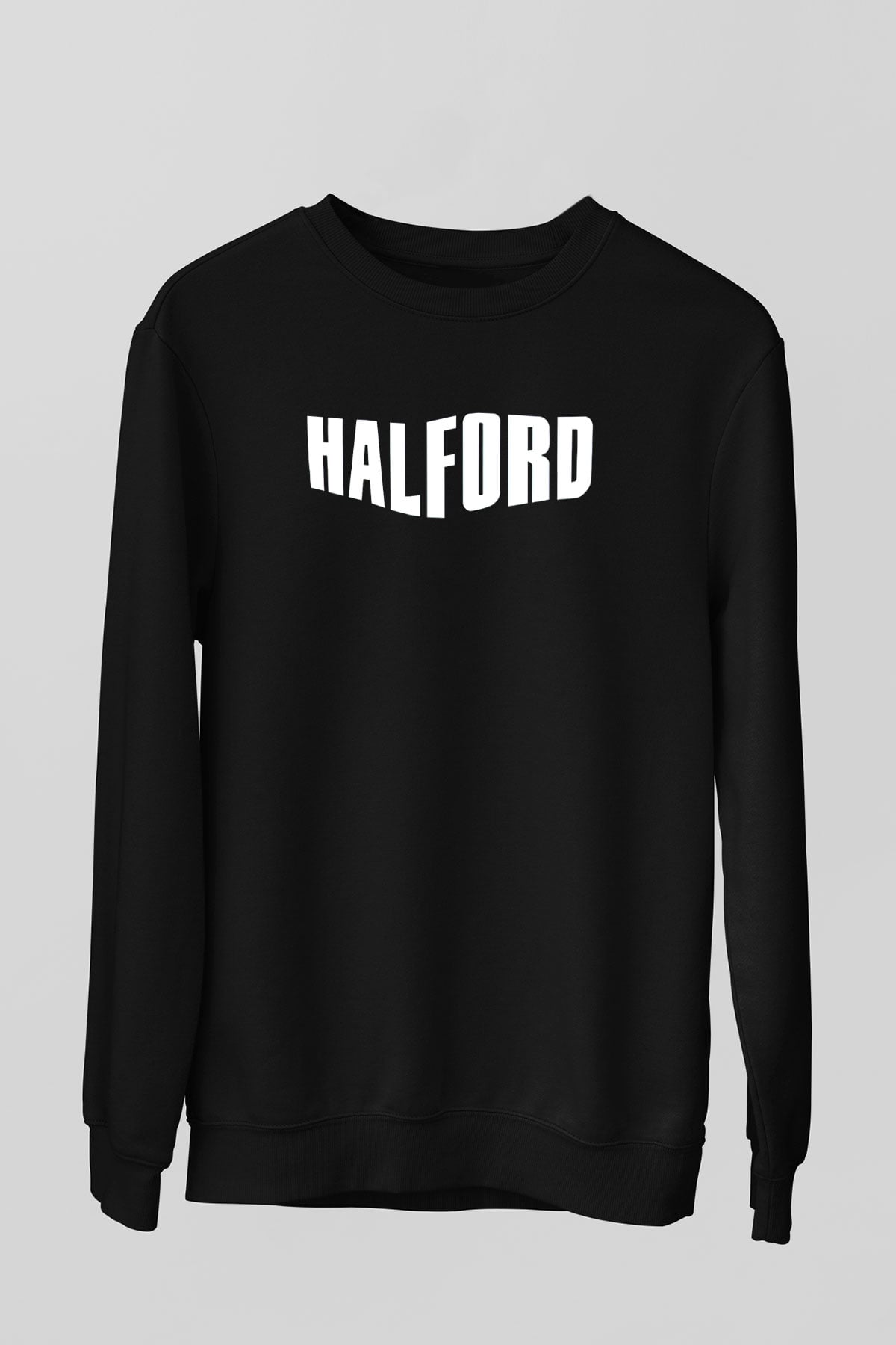 Halford Siyah Unisex Sweatshirt